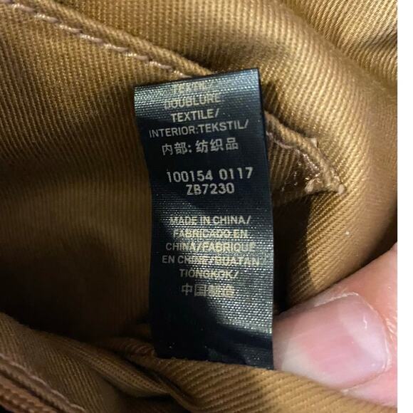 Retro Woven Leather Crossbody Fossil Tan Multicolor - Picture 8 of 10